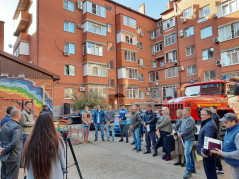 В Калининском сельском округе 8 ноября 2023 года проведено профилактическое мероприятие по информированию населения о мерах пожарной безопасности в Музыкальном микрорайоне